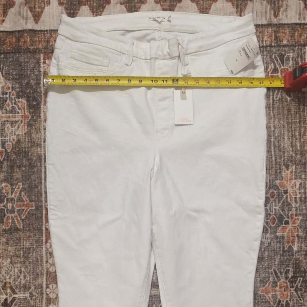 Good American White Stretch Jeans Plus Size 3X NWT – Classic Fit with Pockets